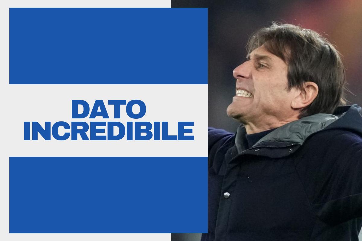 Conte, il dato contro l'Udinese