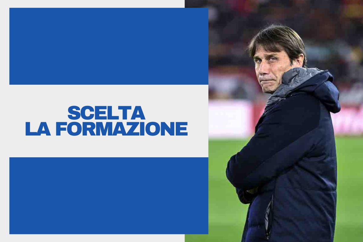 Conte pensa alla formazione per Napoli-Lazio