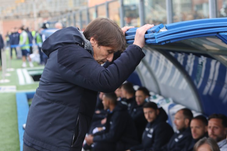 Conte in panchina 