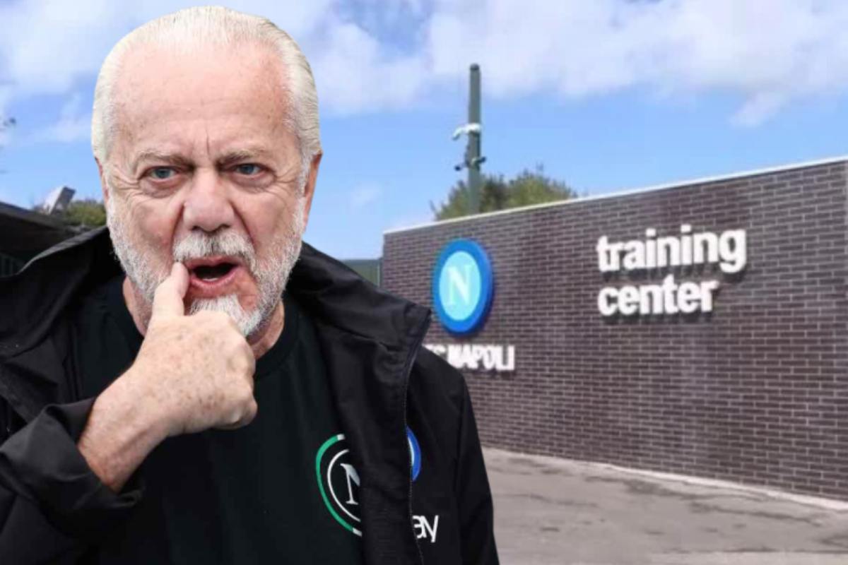 De Laurentiis e il centro sportivo del Napoli