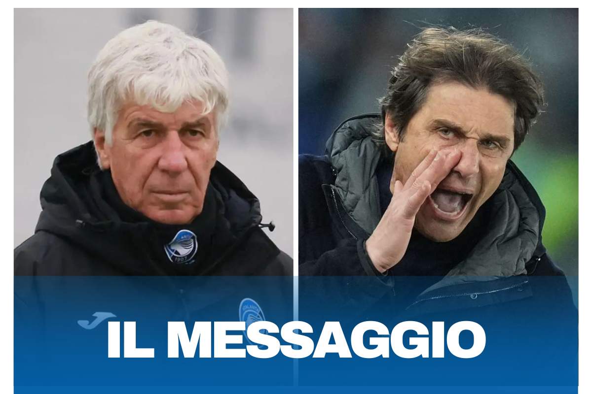 Gasperini lancia un messaggio a Conte: la frase che fa discutere