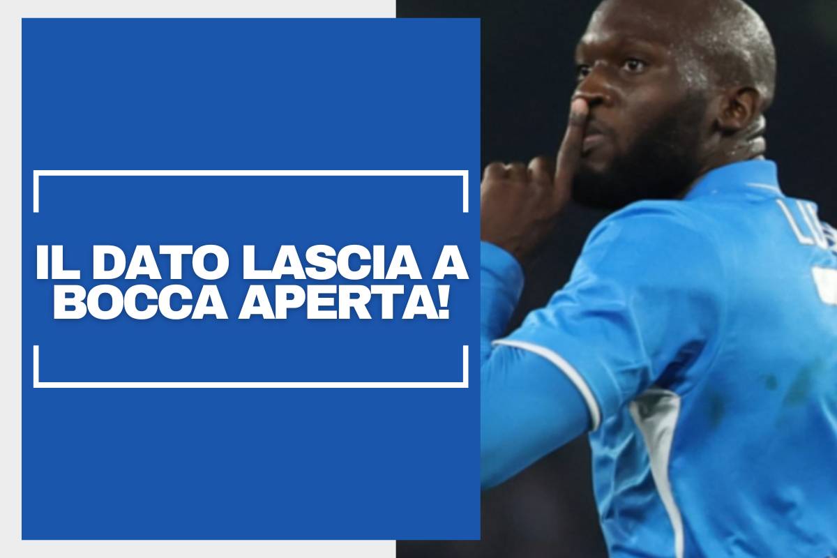 Colpo di scena Napoli, Lukaku soprende tutti: il dato lascia a bocca aperta