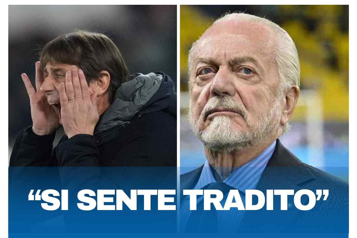 “Conte si sente tradito”, la sentenza sul Napoli è netta