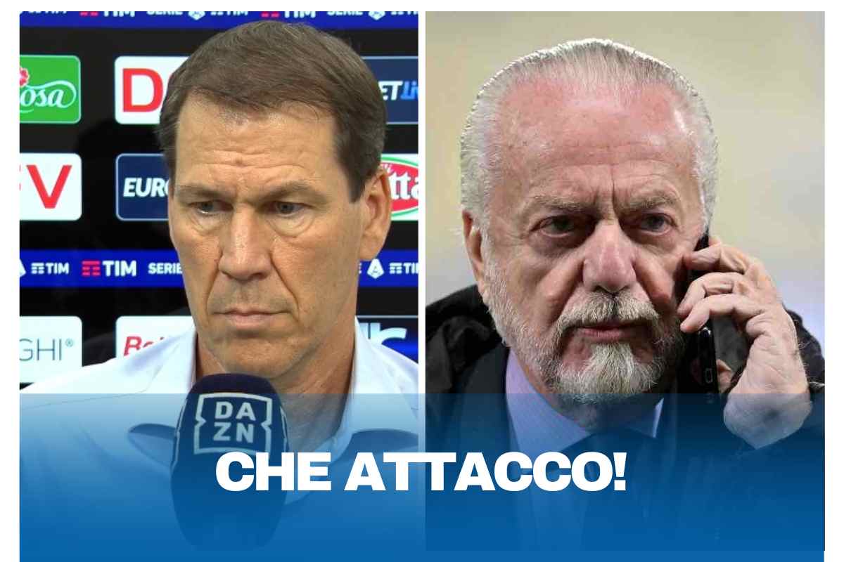 Napoli, Rudi Garcia attacca De Laurentiis: parole durissime