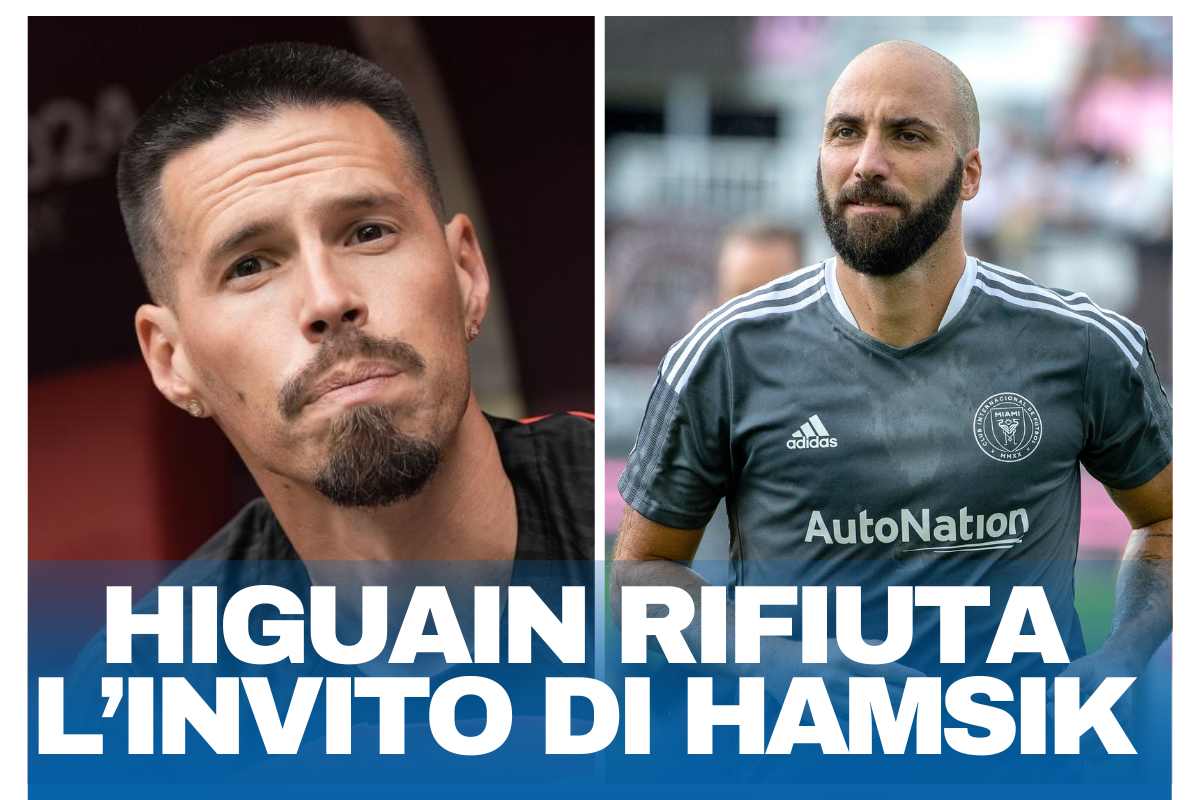 Higuain rifiuta l'invito di Hamsik