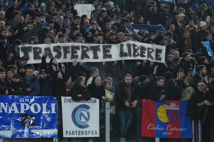 I tifosi del Napoli in trasferta 