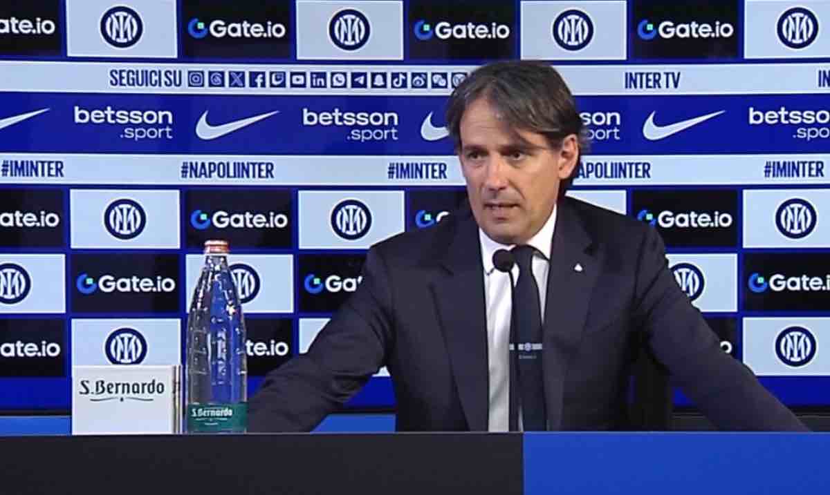 Napoli Inter, parla Inzaghi: “Infortuni? Potremmo cambiare modulo! Su Thuram…”