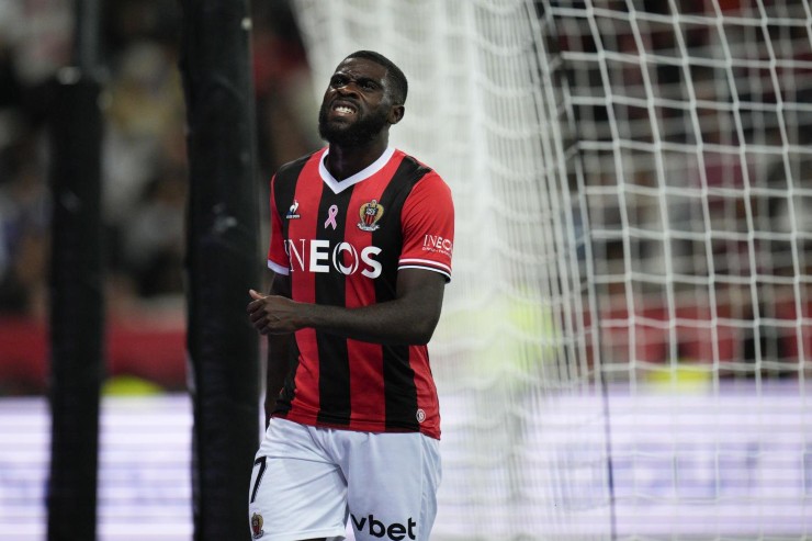 Jeremie Boga in campo col Nizza 