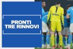 Napoli, pronti tre rinnovi