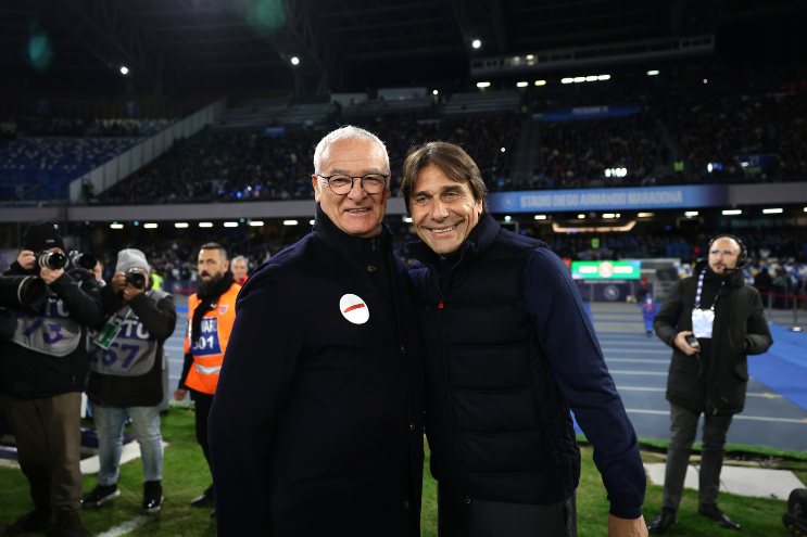 Ranieri con Conte 