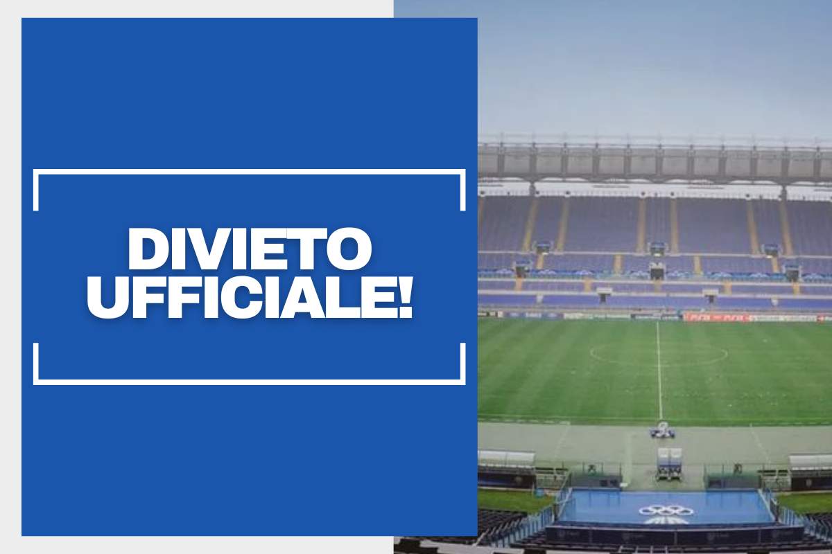 Lazio Napoli, è arrivata la notizia ufficiale: divieto ai residenti in Campania