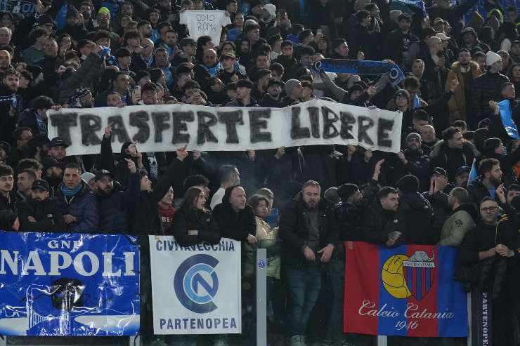 Tifosi Napoli allo Stadio 