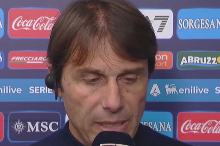 Antonio Conte parla a DAZN