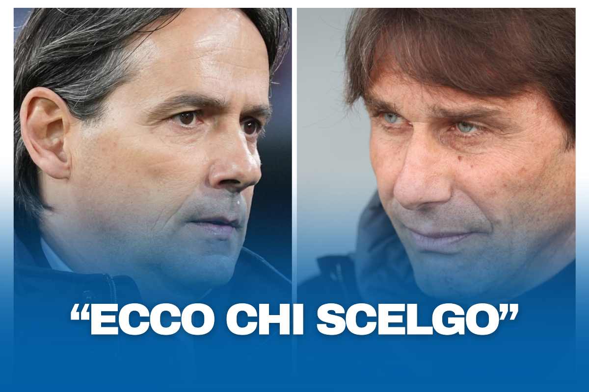 “Conte o Inzaghi? Vi dico la mia”, l’ex svela la sua scelta