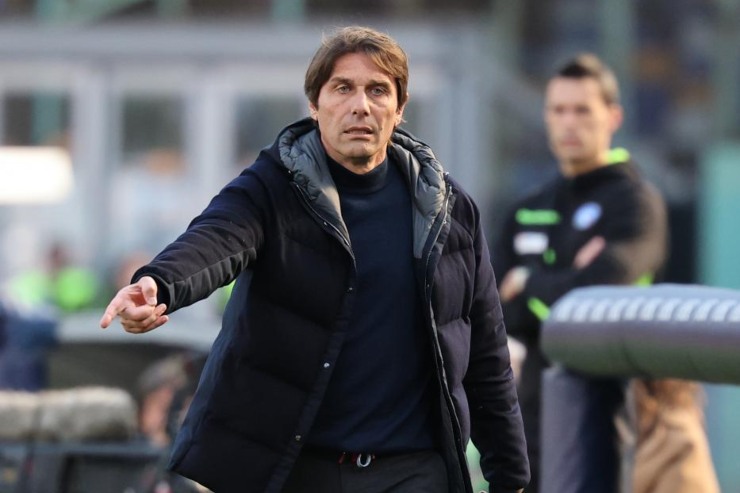 Conte in panchina 