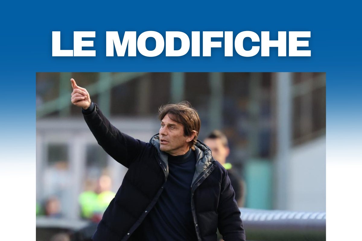 Antonio Conte e le modifiche per il suo Napoli