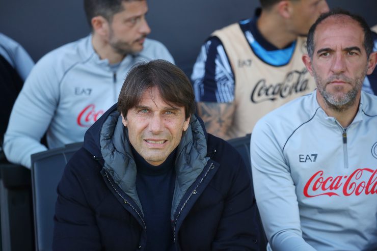 Conte in panchina 