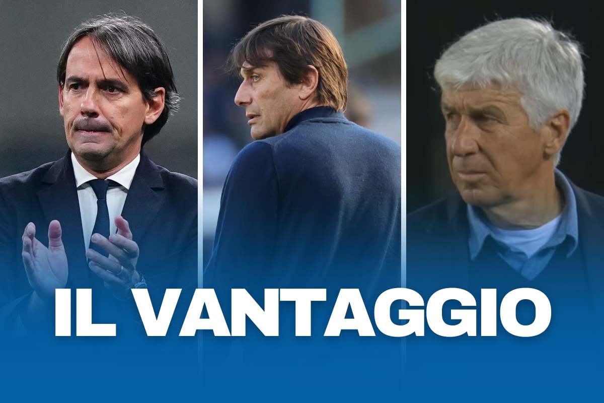 Conte ha un vantaggio su Inzaghi e Gasperini: chiave decisiva per lo scudetto?