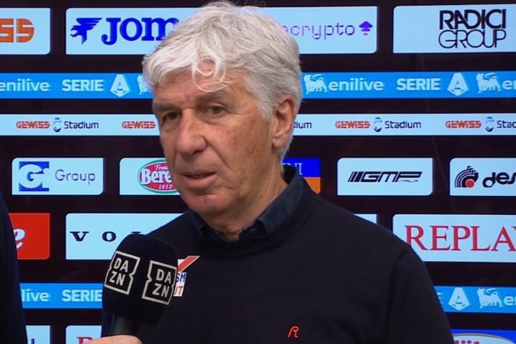 Gian Piero Gasperini ha da ridire sull'arbitraggio di Atalanta-Inter