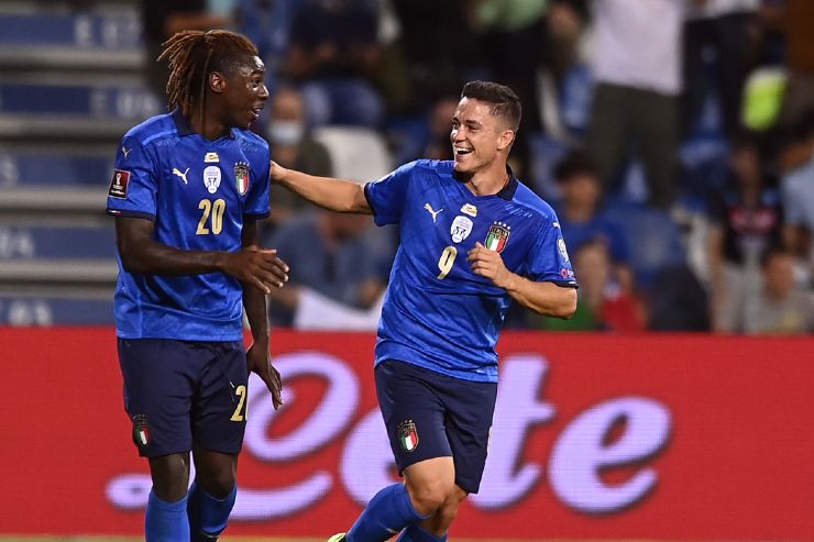 Kean e Raspadori in Nazionale