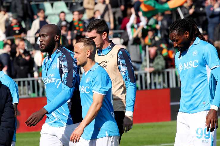 Lobotka, Lukaku e Anguissa a testa bassa dopo Venezia-Napoli