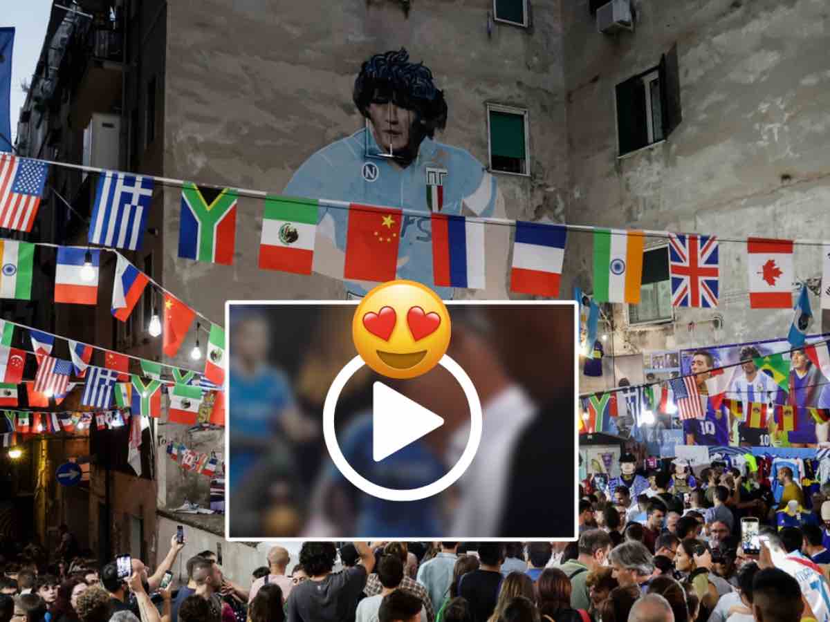 Maradona, omaggio speciale di due compagni nel Napoli: avete visto? – VIDEO