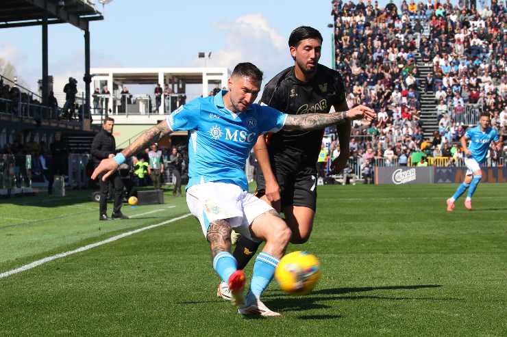 Matteo Politano in Venezia-Napoli