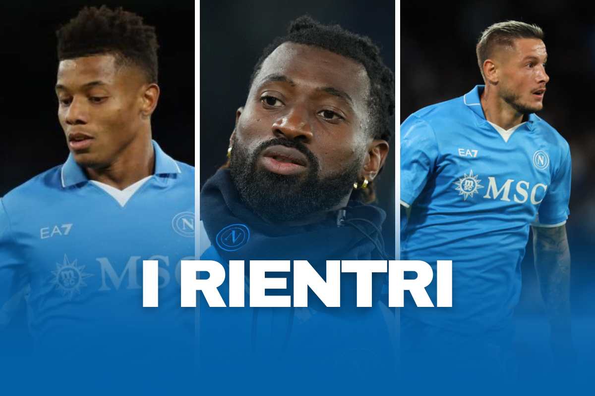 Napoli, da Neres e Anguissa a Mazzocchi: quando rientreranno gli infortunati