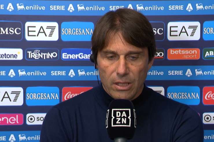 Napoli Fiorentina, le dichiarazioni di mister Antonio Conte 