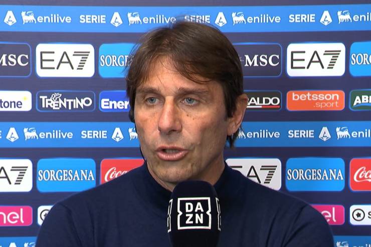 Napoli Fiorentina 2-1, le parole di Antonio Conte