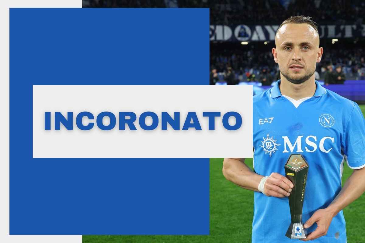 Lobotka con la maglia del Napoli