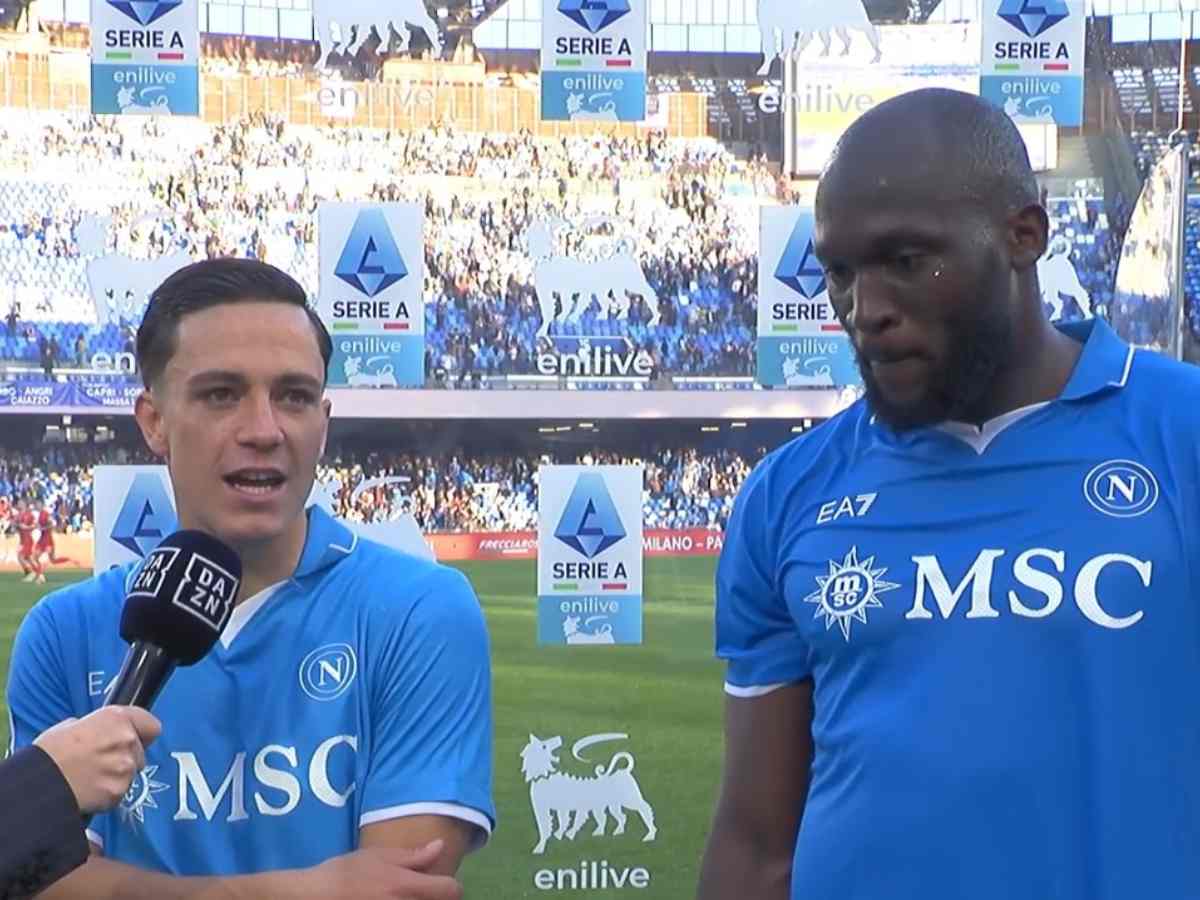 Napoli Fiorentina 2-1, le parole di Raspadori e Lukaku