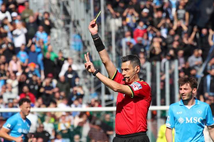 Venezia-Napoli, nel mirino l'arbitro del match Mariani