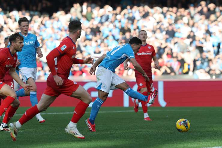 Napoli Fiorentina, 100 presenze per Raspadori 