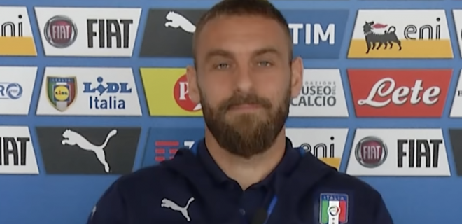 De Rossi ricoverato per Covid allo Spallanzani di Roma